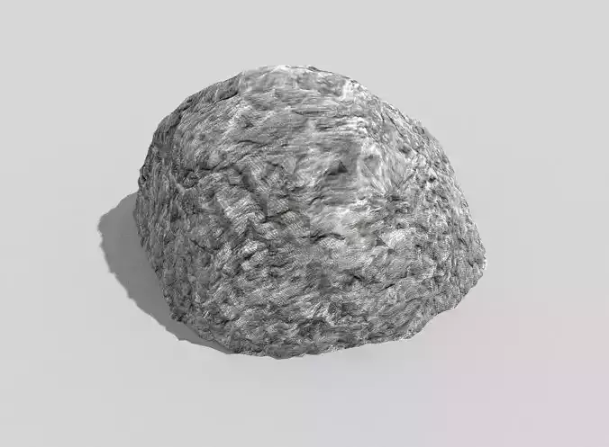 Detailed Rock Low-poly 3D model