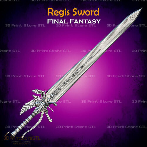 Regis Sword Cosplay Final Fantasy - STL File 3D print model
