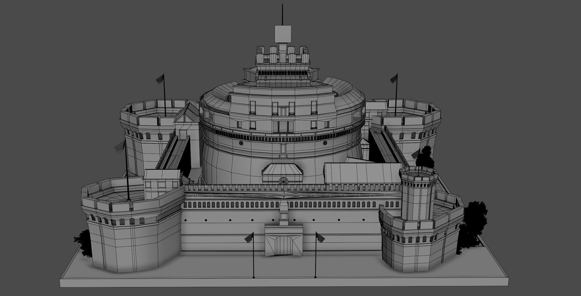 Castel Sant Angelo 3D model_14