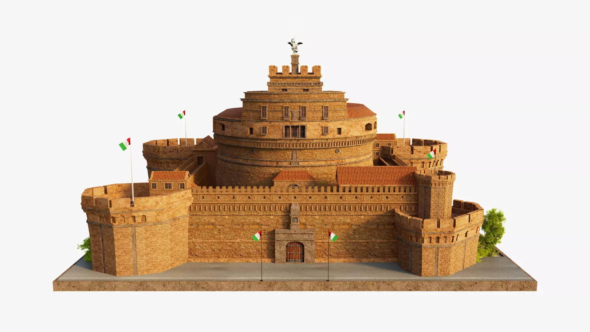 Castel Sant Angelo 3D model_0