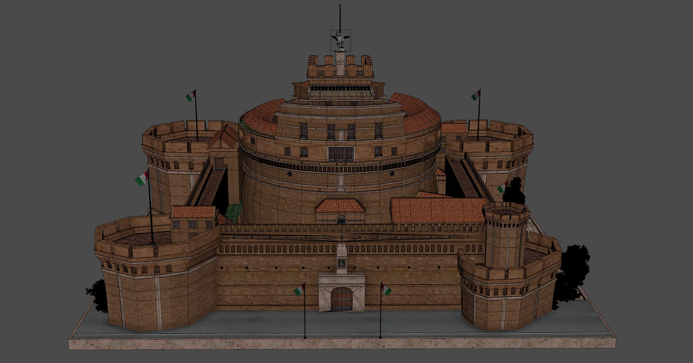 Castel Sant Angelo 3D model_13