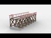 Truss bridge 3D model_1