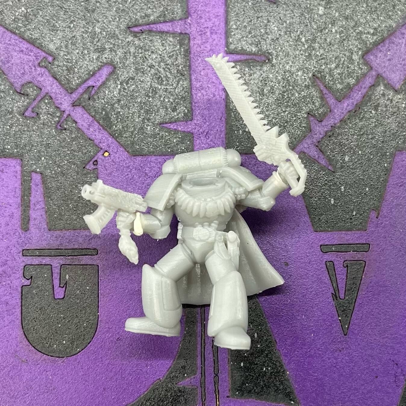 space wolves captain Free 3D print model_1