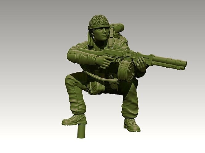 Vietnam War Gunslinger 04 3D print model