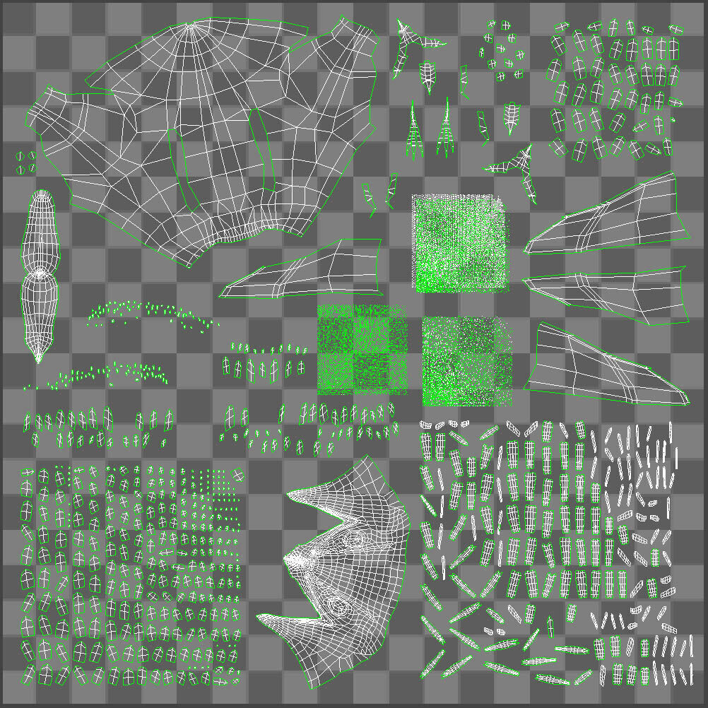 Eagle Aguia Shape 3D model_12