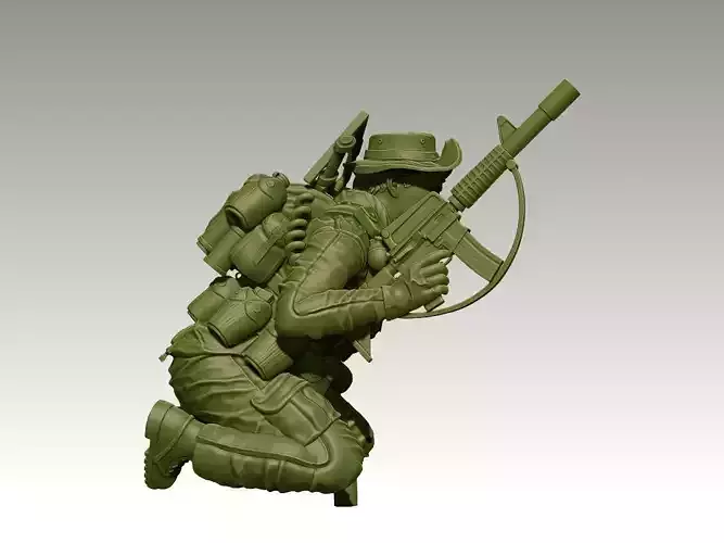 Vietnam War Gunslinger 05 3D print model