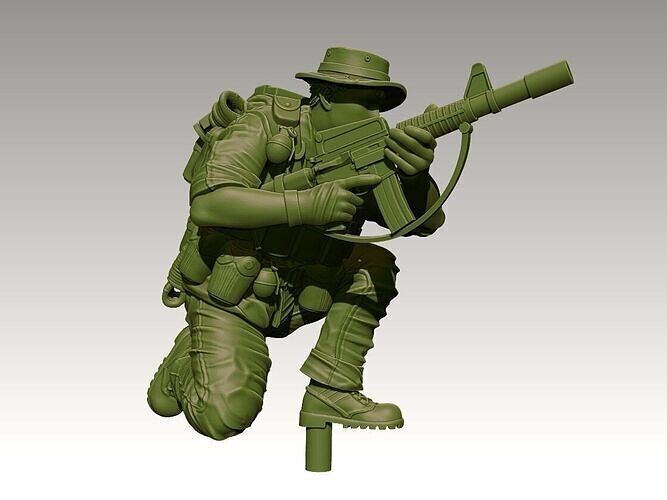 Vietnam War Gunslinger 06 3D print model