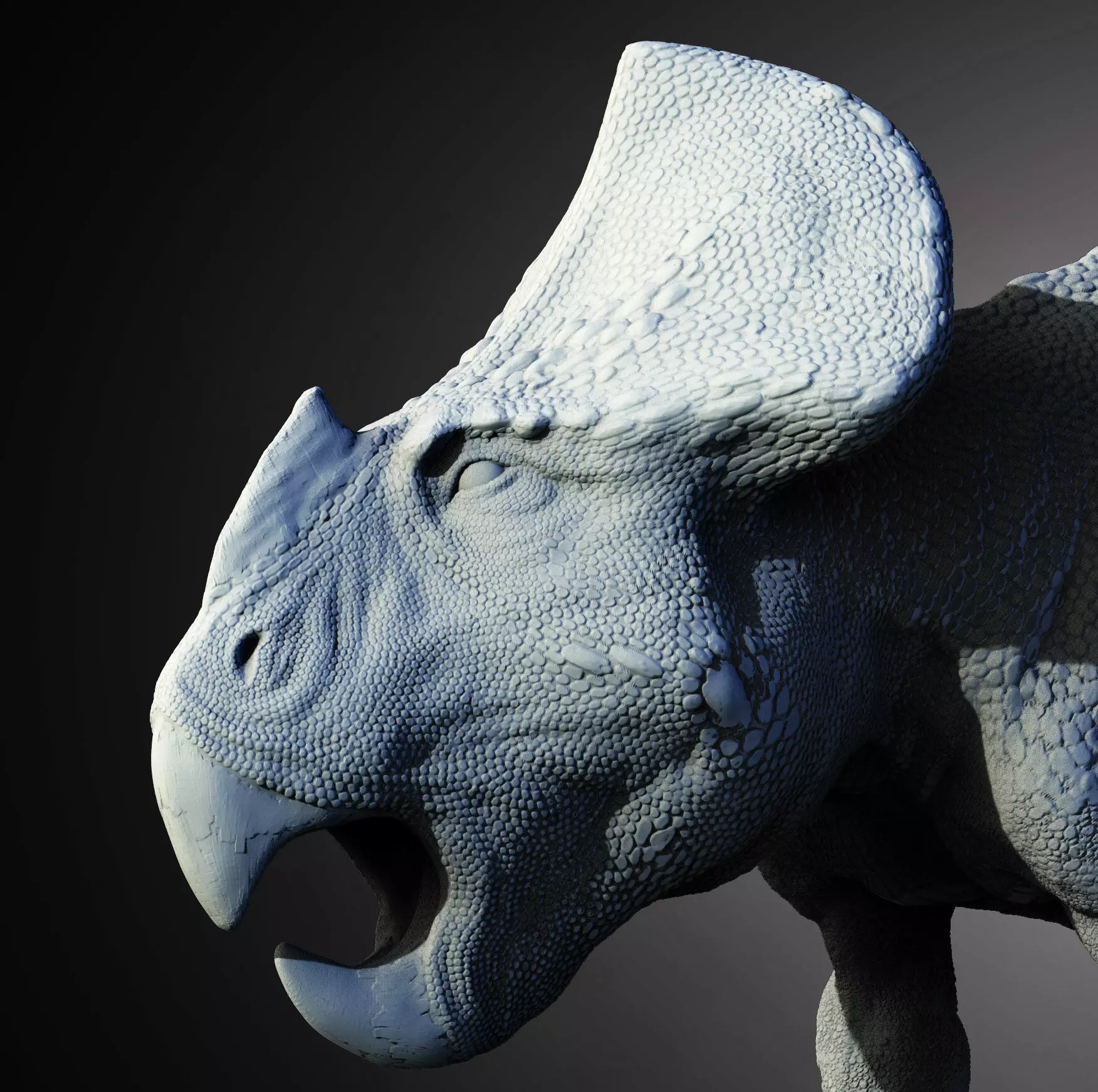 Protoceratops The Hornless Frilled Ancestor 3D print model