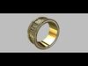 Black Diamond Ring 3D print model_1