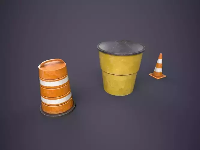 Traffic Barrels and Cone