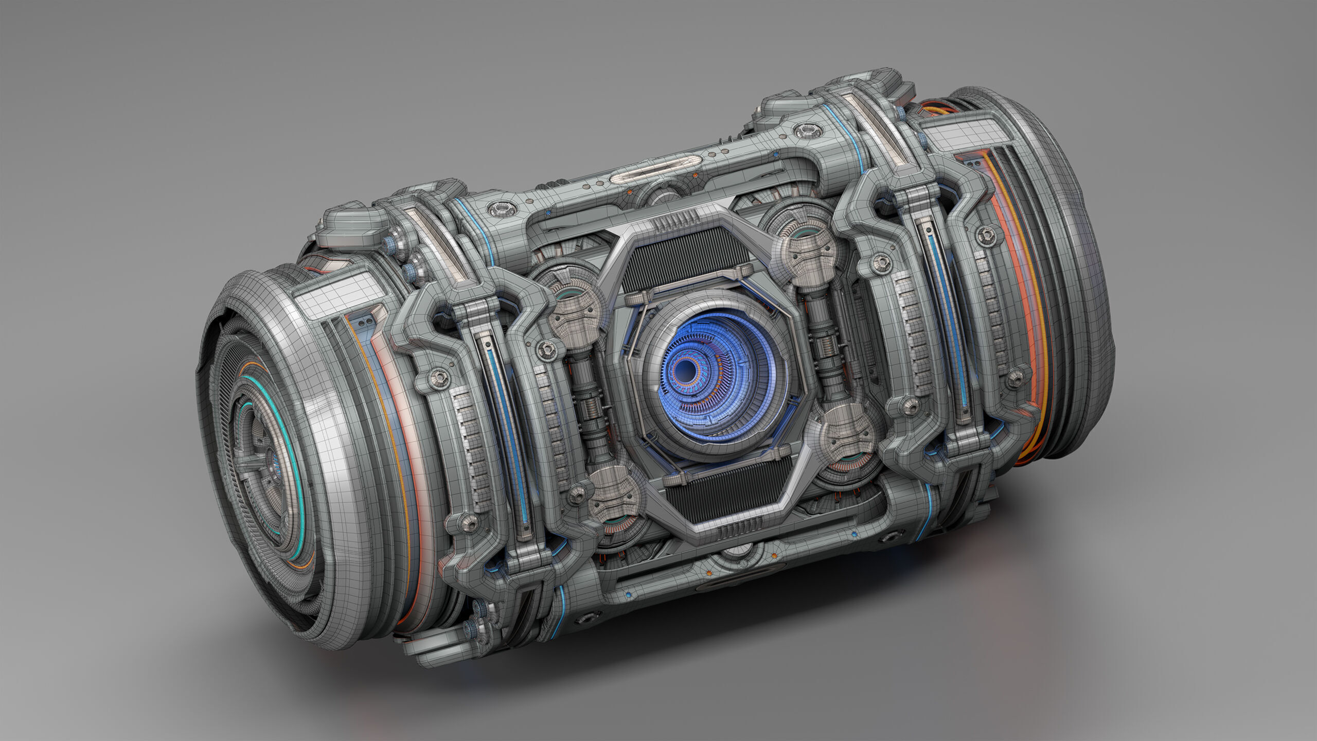 Sci-Fi Element Kitbash 5 of 6 3D model_2