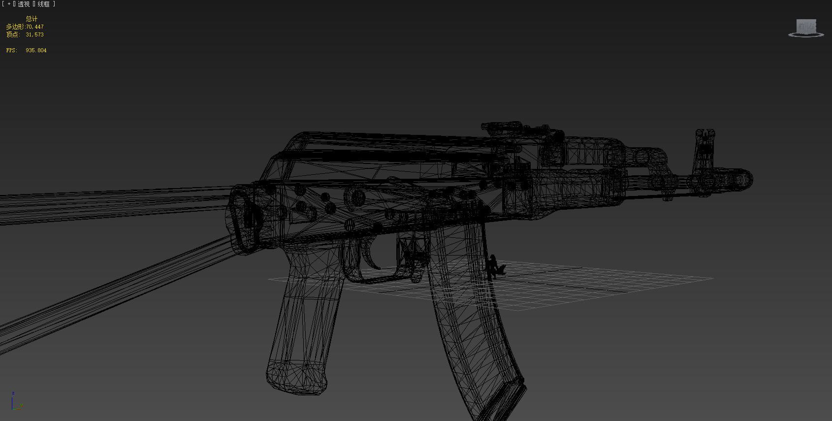 aks47 Low-poly 3D model_24