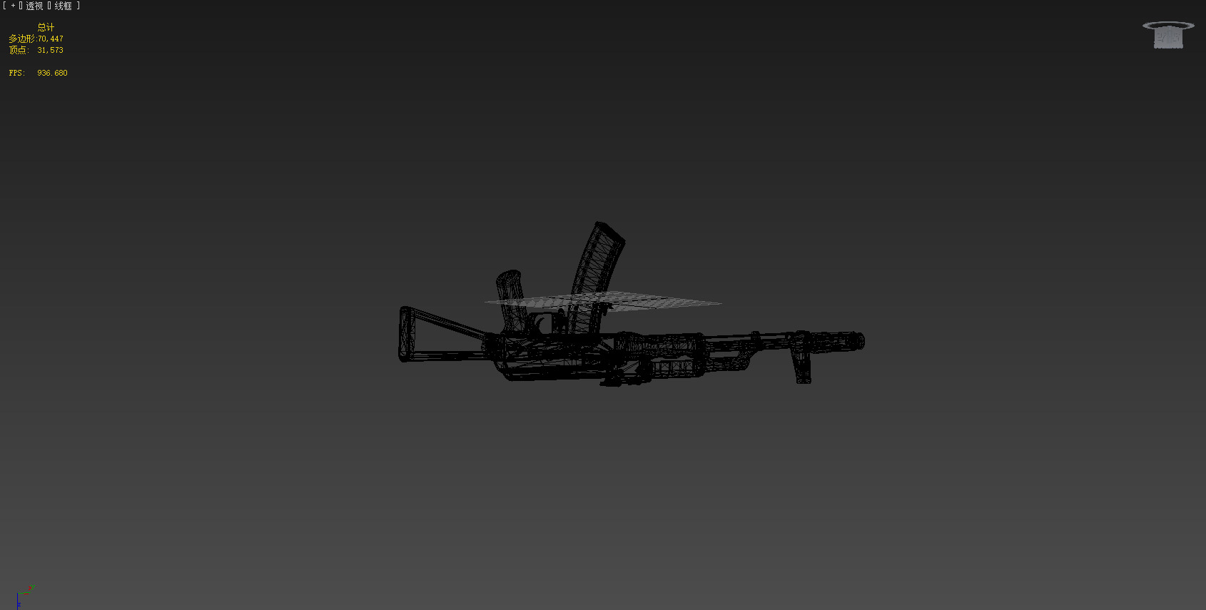 aks47 Low-poly 3D model_31