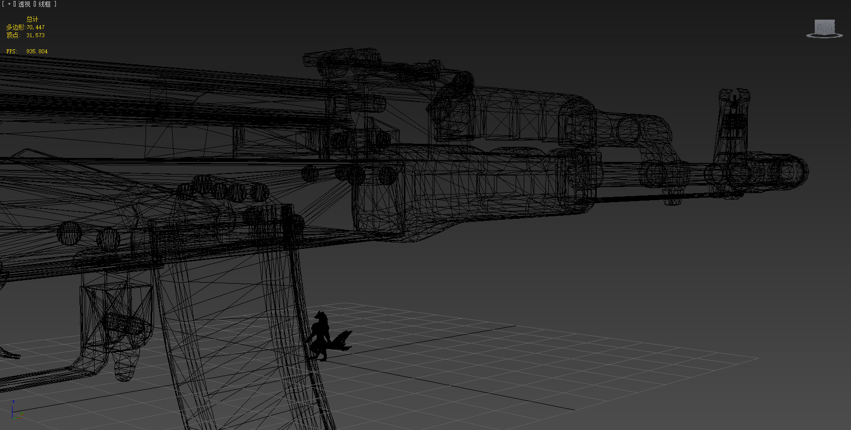 aks47 Low-poly 3D model_26