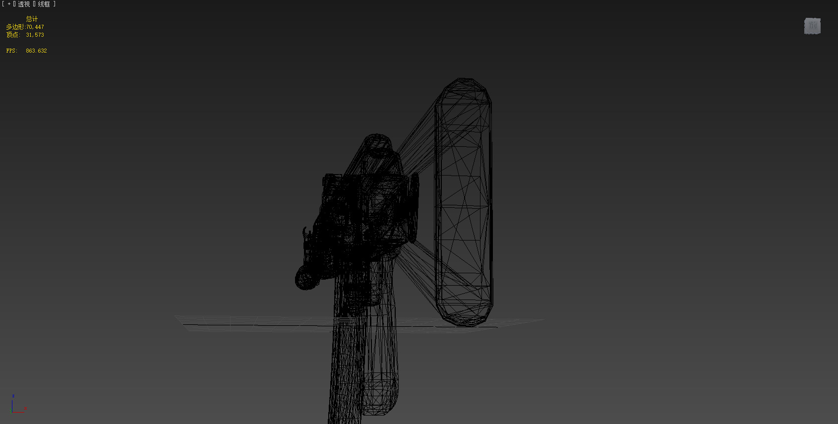 aks47 Low-poly 3D model_19