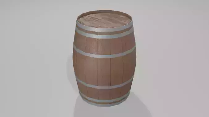 Heavy Toasted Lowpoly Hogshell Barrel