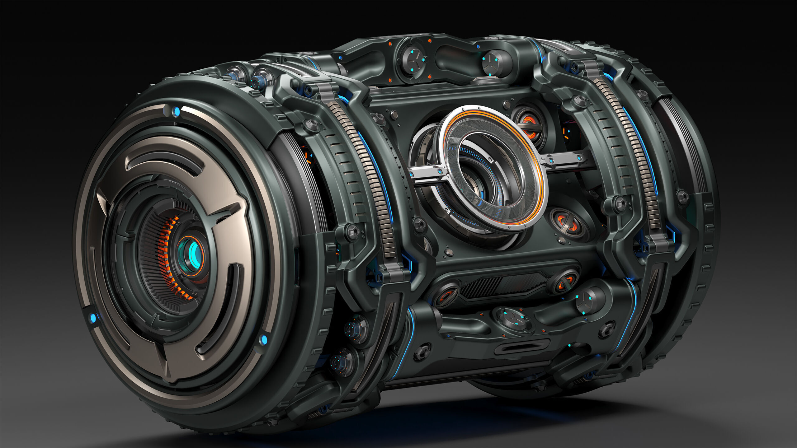 Sci-Fi Element Kitbash 6 of 6 3D model_3