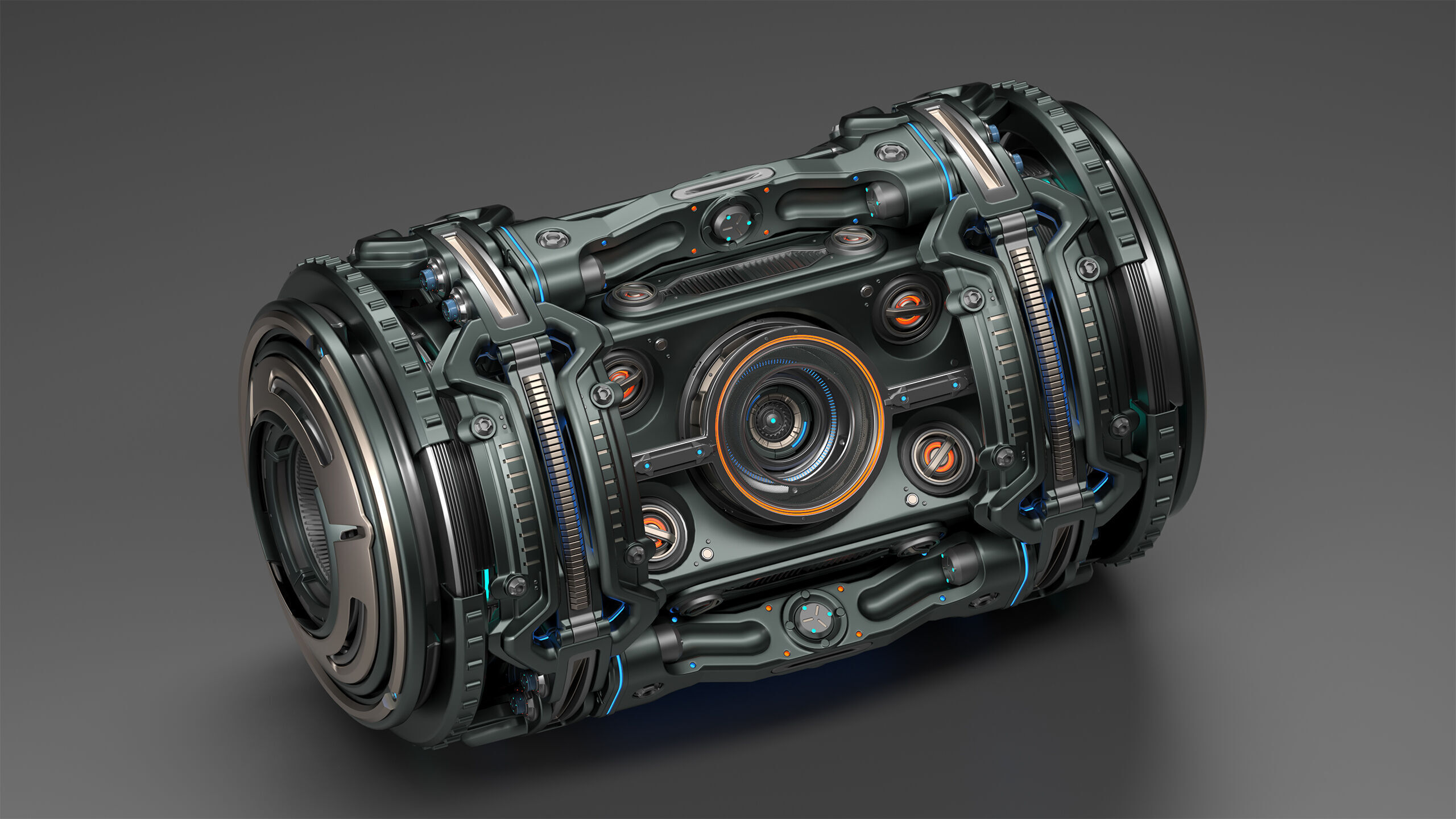 Sci-Fi Element Kitbash 6 of 6 3D model_1