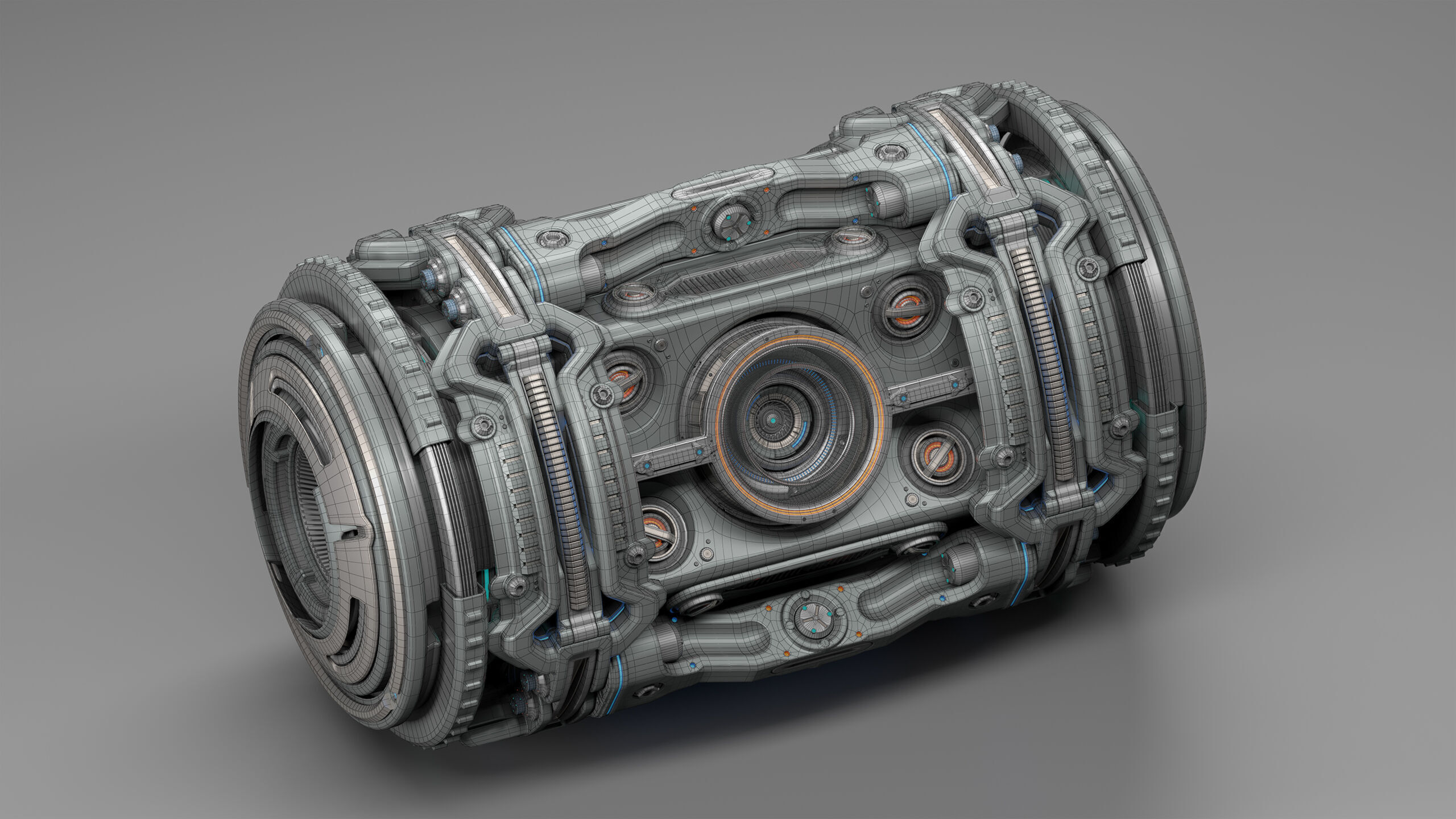 Sci-Fi Element Kitbash 6 of 6 3D model_2