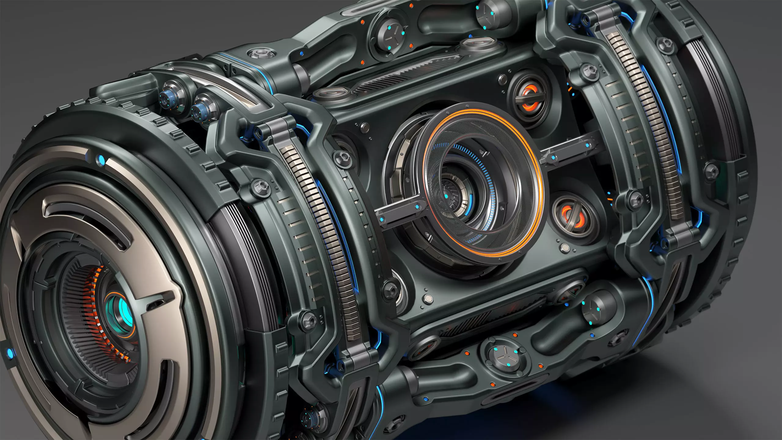 Sci-Fi Element Kitbash 6 of 6 3D model_0