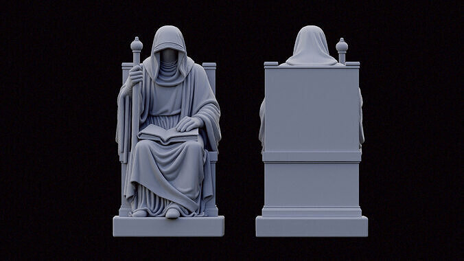 Prayer Statue Free 3D print model