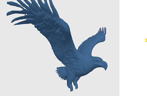 Eagle 3D print model