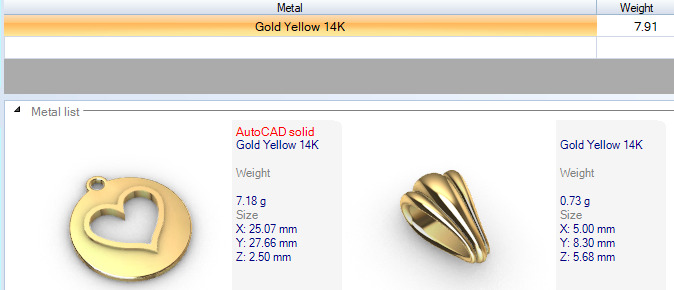 Heart playing card round pendant with bail 3D print model_16