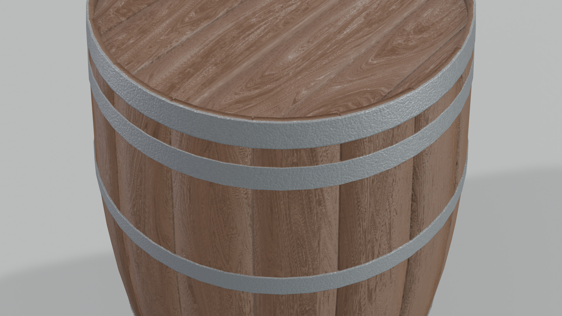 Heavy Toasted Rundlet Barrel 3D model_4