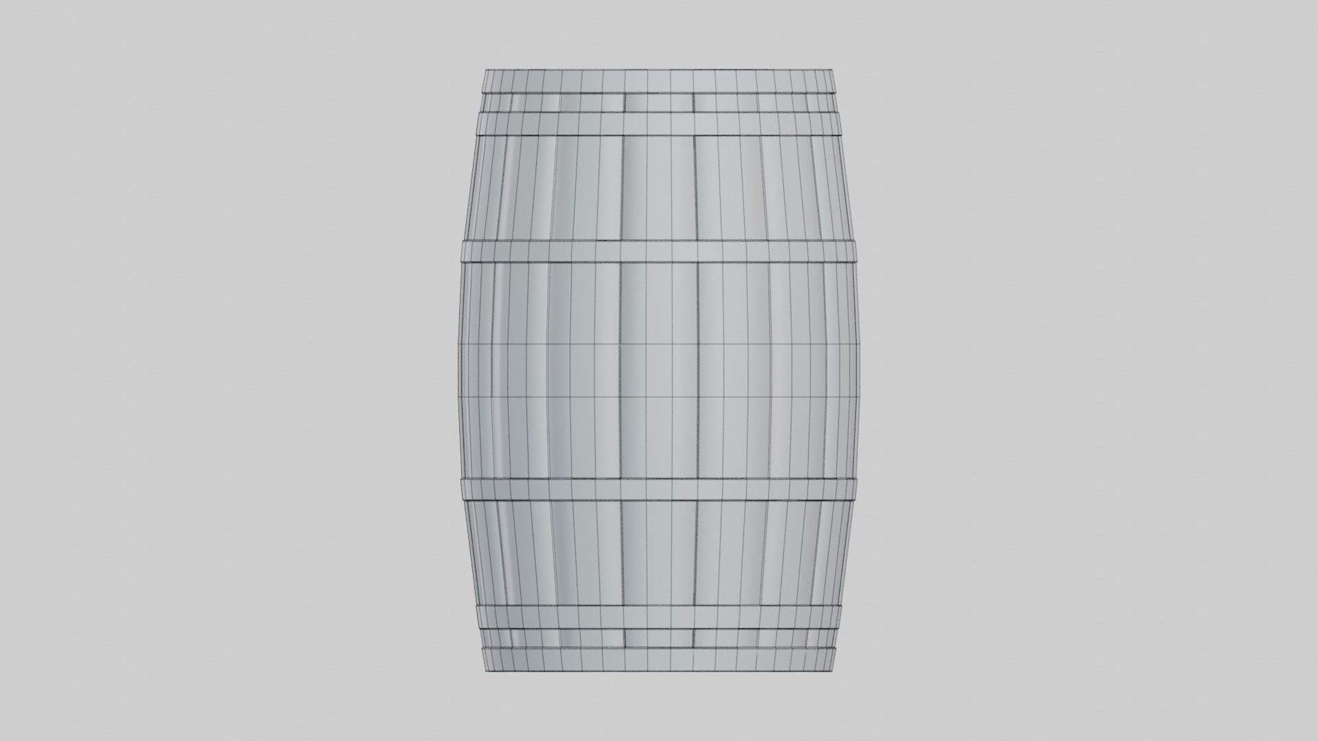 Heavy Toasted Rundlet Barrel 3D model_7