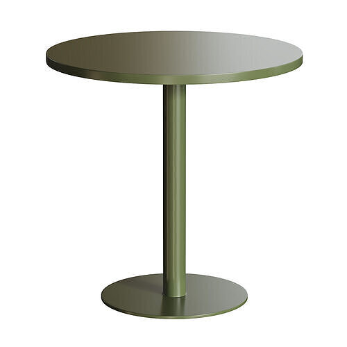 Metsu Round Metal Outdoor Bistro Table Low-poly 3D model
