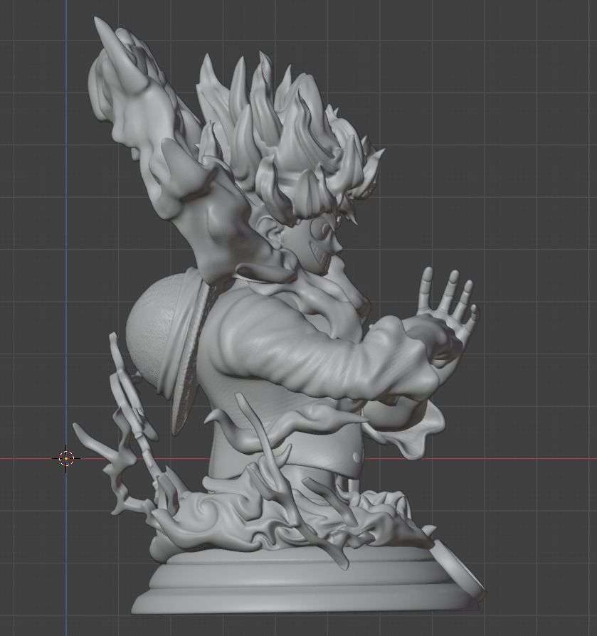 MoneyDluffy in gear 5 or gear 5 luffy 3D print model_9