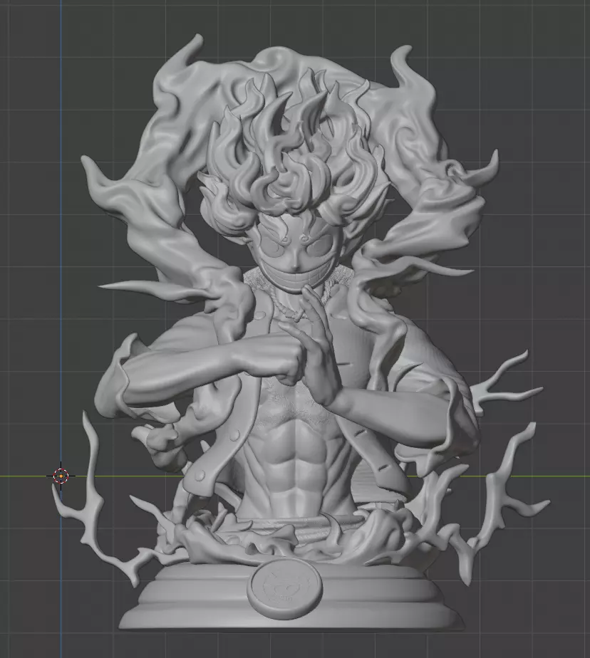 MoneyDluffy in gear 5 or gear 5 luffy 3D print model_0
