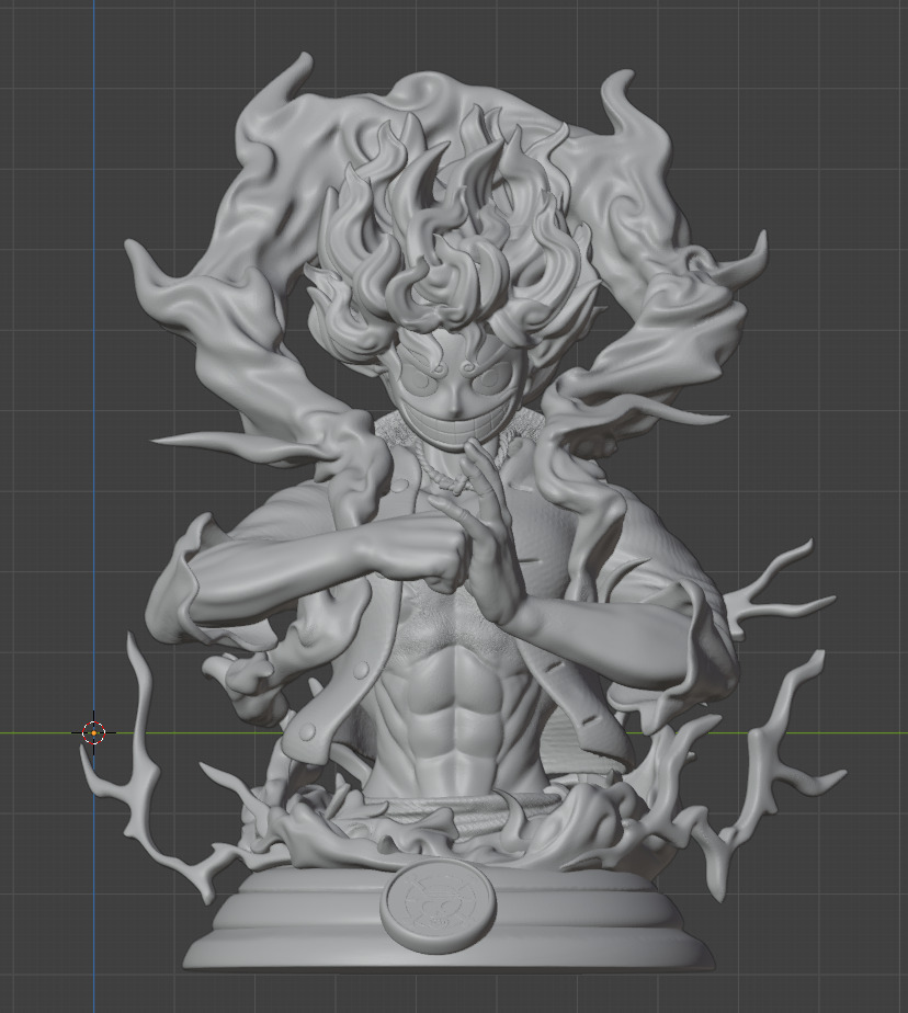 MoneyDluffy in gear 5 or gear 5 luffy 3D print model_4