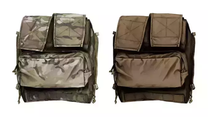 CRYE PRECISION ZIPON 1 POUCH PANEL Low-poly 3D model
