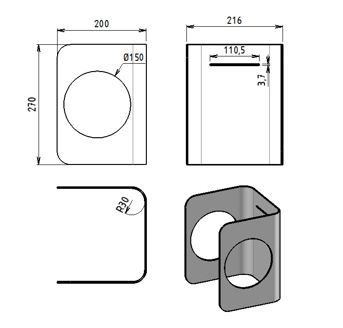 CUBE CAT 3D print model_4