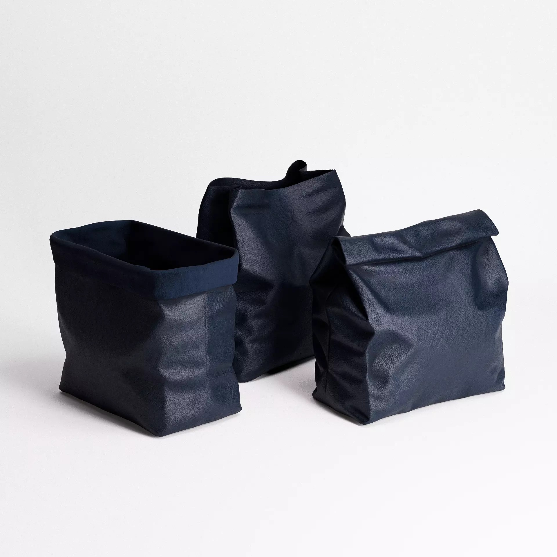 Lunch Bag Set Low-poly 3D model