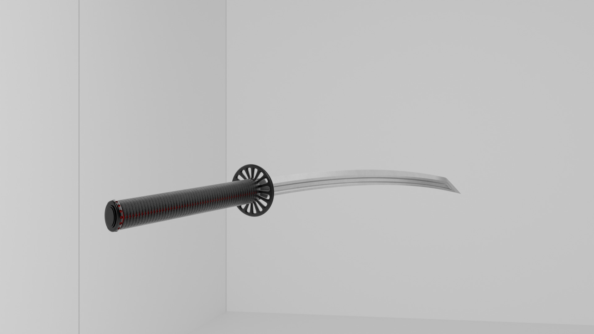 katana Low-poly 3D model_2