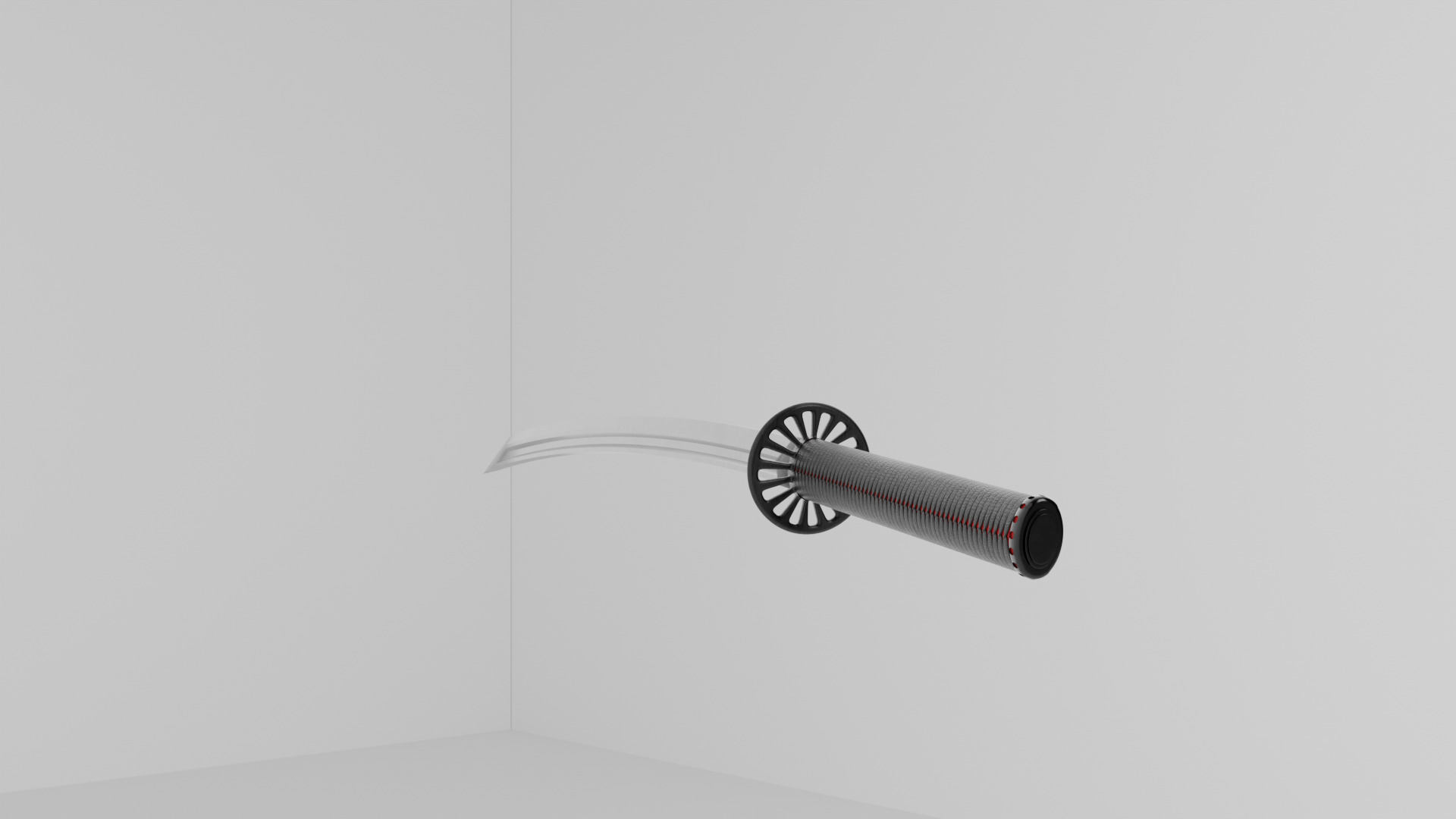 katana Low-poly 3D model_3