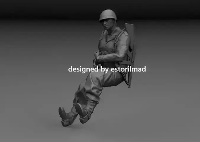 WW2 AMERICAN RANGER SOLDIER NORMANDY POINTE DU HOC v6