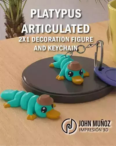 Platypus  Articulated Version and Keychain