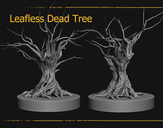  Leafless Dead Tree 3D High-Poly 3D model 3D model