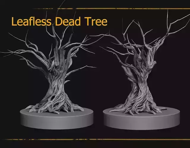  Leafless Dead Tree 3D High-Poly 3D model