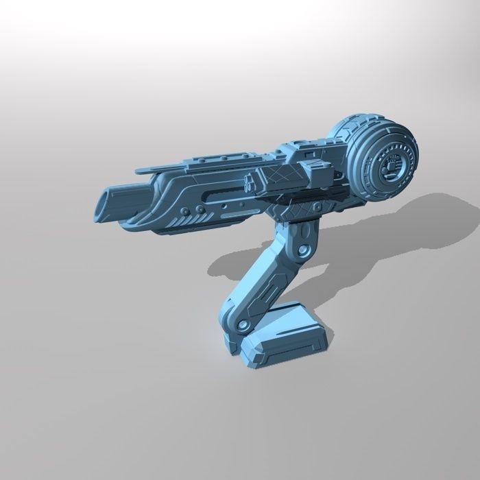 Predator Shoulder Cannon 3D print model_8
