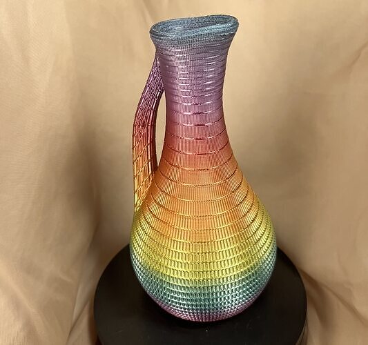 Pitcher-Shaped Mesh Vase 3D print model