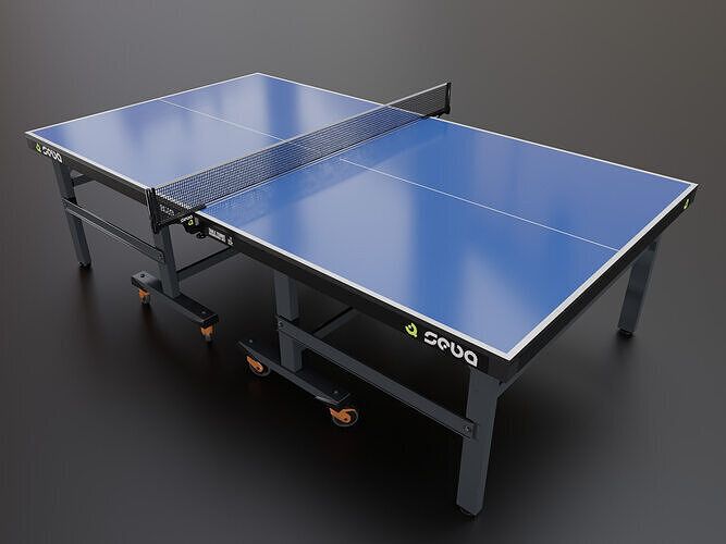 Tennis Table PBR Low-poly 3D model