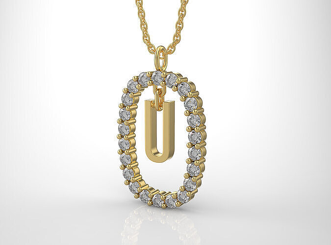 Pendant Letter U