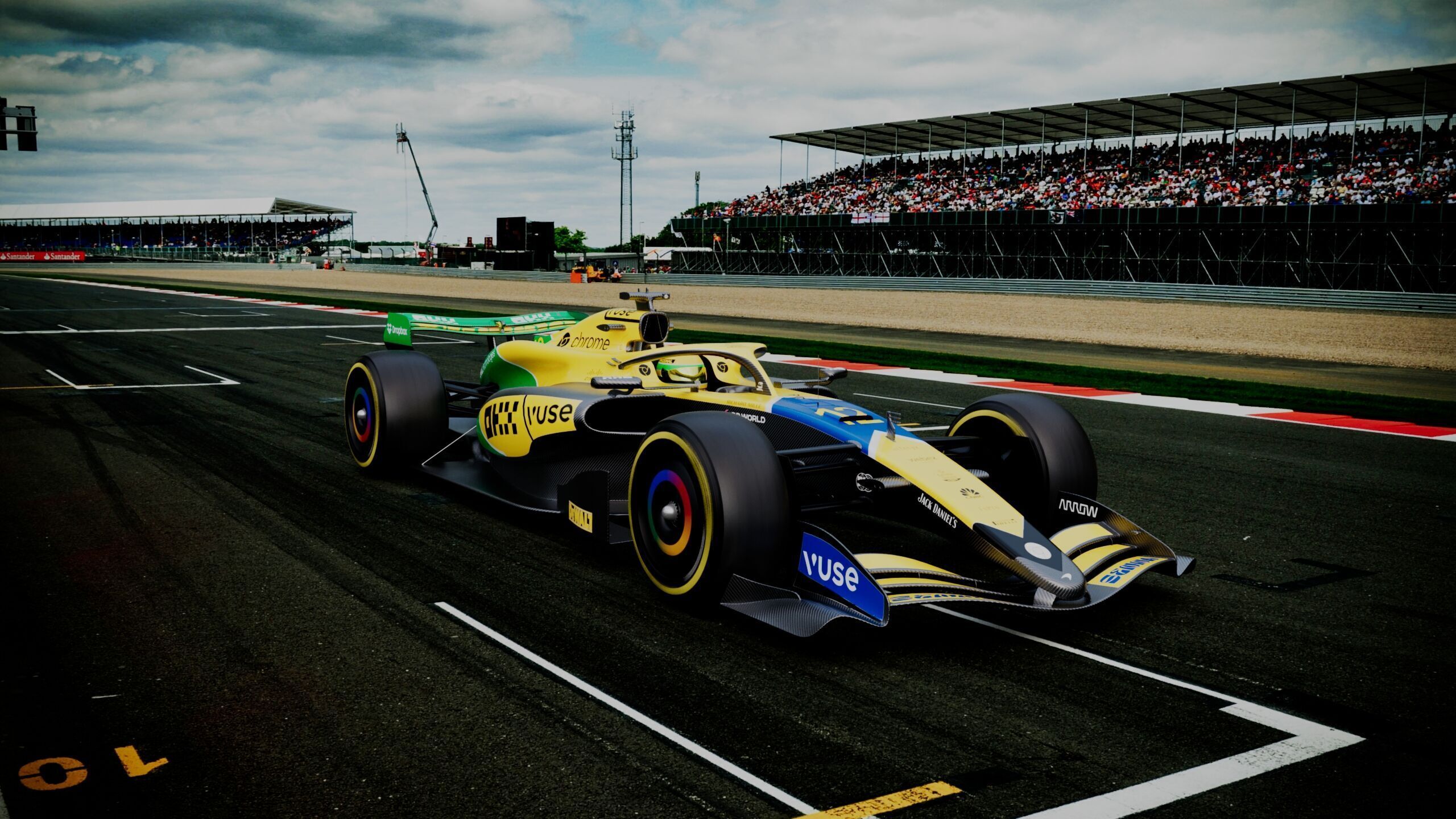 F1 Ayrton Senna Modern Helmet Gameready Low-poly 3D model_6