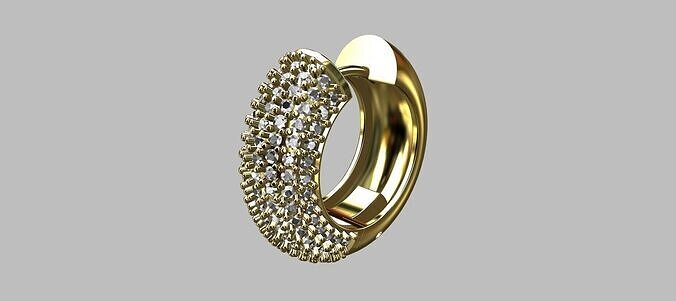 Hoop Earring 3D print model