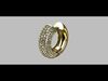 Hoop Earring 3D print model_1