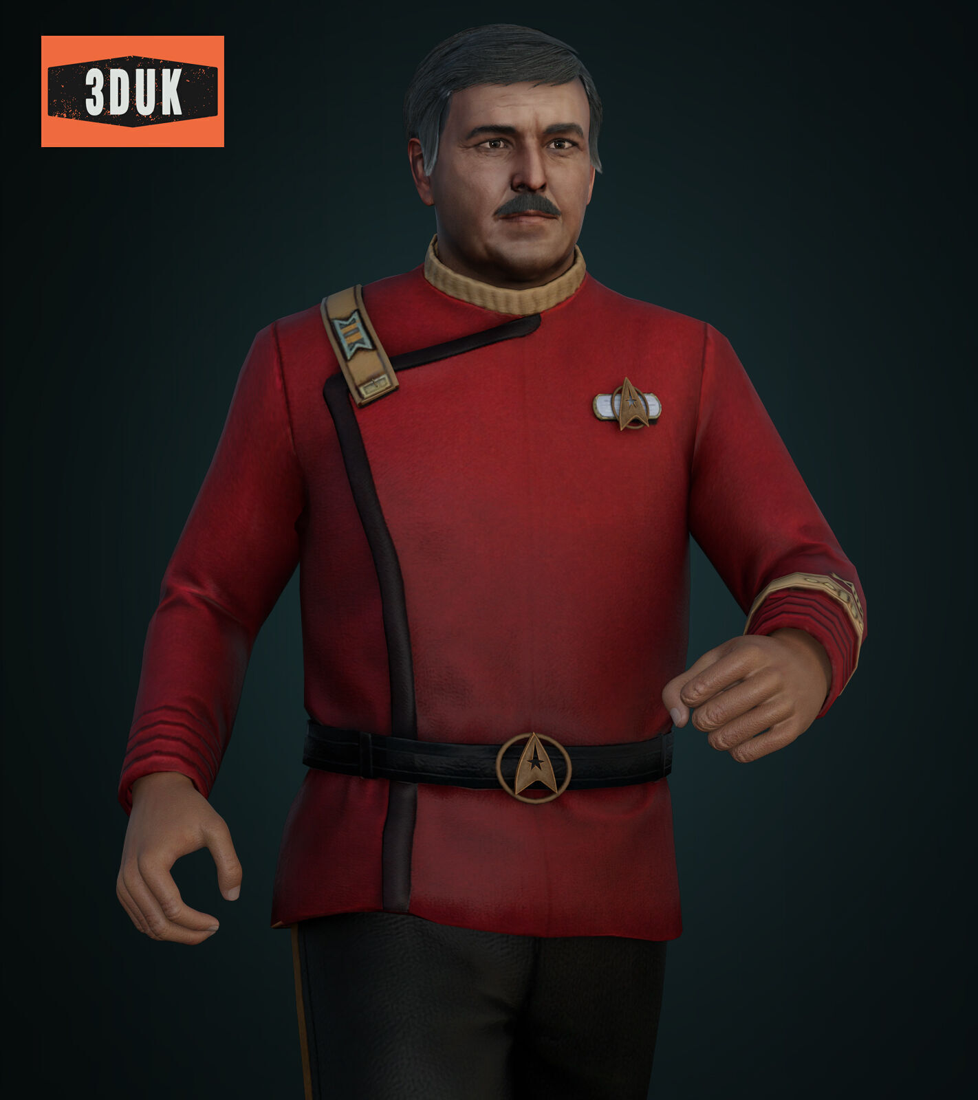 WOK Scotty For G8M 3D model_3